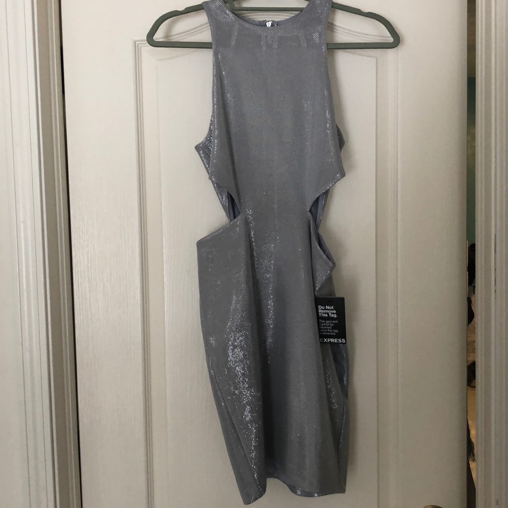 Sparkly cut out dress